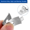 sourcing map 20 Pcs Shelf Bracket Clips, Cabinet Shelf Clips
