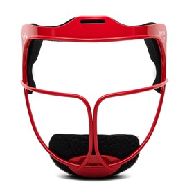 Boombah DEFCON Advanced Steel Fielder's Mask Red - Size Adult