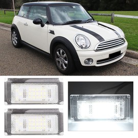 For Mini Cooper S R53 2001-2006 1 Pair 12V 18 Smd Leds License Number Plate Light Lamp Fit For Mini Cooper S R53 2001-2006 C6P756 1 Pair 12V 18 Smd Leds License Number Plate Light Lamp Fit For Mini Co