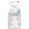 Evenflo Advanced Mamilas Anticólicos, Cuello Estándar, Flujo Lento, Silicón Grado