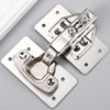 Avtytsda 14 Pcs Hinges Repair Plate, Stainless Steel Hinges Repair