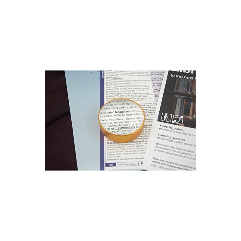 Dome Magnifier with Aluminum Frame - 5X 75mm