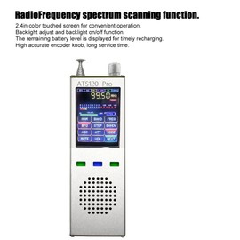 ATS120pro FM SSB SDR AM LSB Full Band Radio Reception Digital Decoder Portable Digital Display Touching Screen Radio Receiver with Activation Firmware