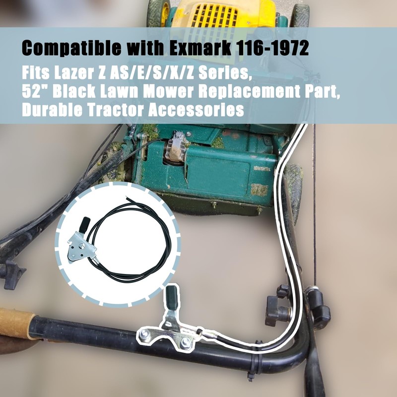 TERLIGSK 290-348 Heavy-Duty Throttle Control Cable Compatible with Exmark 116-1972,