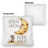 speecheese Maus und Käse-Mond Träum groß Kissen satiniert Kindergeschenk -