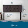 Lucid Mid-Rise Upholstered Headboard - Diamond Tufted - Padded Polyester