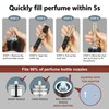 Fiwecos Perfume Travel Refillable Bottle Cologne Portable Atomizer Fragrance Scent