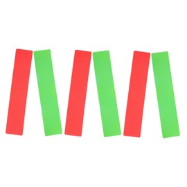 Mipcase 6pcs Court Line Marker Kit with Slip Rectangular Pads for Basketball Tennis Volleyball Pickleball Indoor Outdoor Sports Training Weatherproof Boundary Spot Markers for Accurate