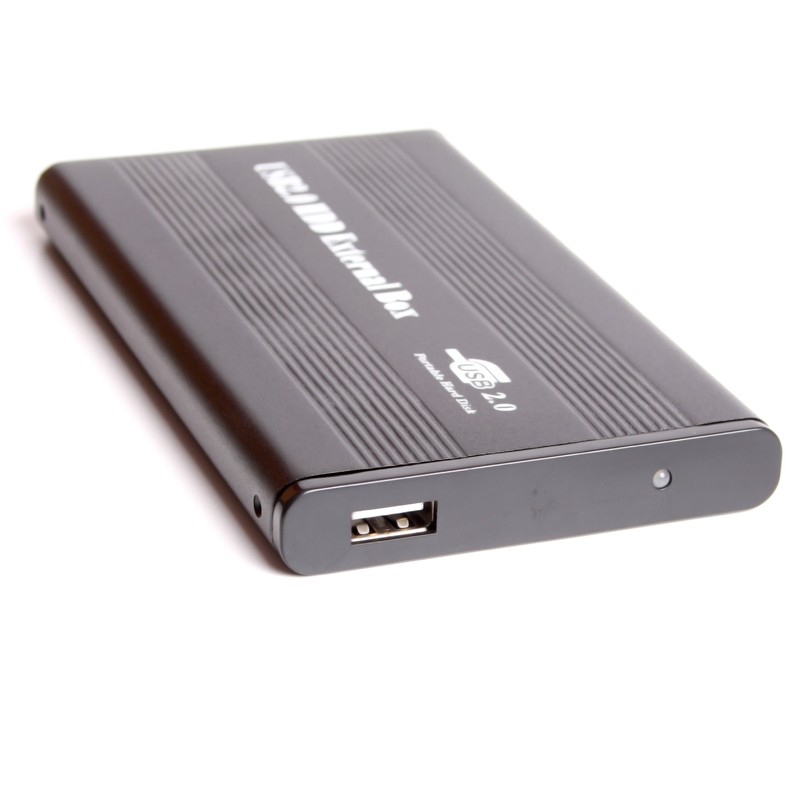 BIGtec SATA Aluminium USB 2.0 Hard Drive Enclosure 2.5 Inch