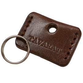 TAVARAT Key Cover, Genuine Leather, Key Cap, Made in Japan, Himeji Leather, Key Cover, Double Cans Included (Standard Size - Dark Brown), Standard Size, Dark Brown