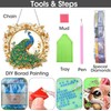 SKRYUIE Hanging Diamond Art Kits for Adults Peacock, DIY Window