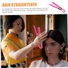 Healvian Shaped Foldable Hair Straightening Comb Portable Hairdressing Tool for