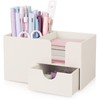 SKYDUE Small Desk Organizer with Drawer