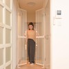 71" Extra Tall Cat Gate,Jump Proof Durable Adjustable Width 33-37.8",