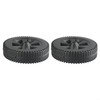 BBQ Grill Wheel, BBQ Wheels Oven Wheels, Black, 17.8 cm