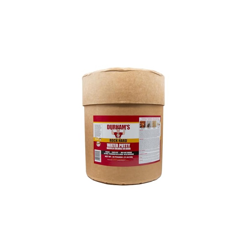 DURHAM'S Rock Hard Water Putty - 25 Lbs Drum
