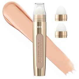 FOCALLURE FIX CORRECTOR Concealer Stick, Full Coverage Concealer Makeup, Color Corrector for Dark Circles, Including Replaceable Applicator, PE04 PIE
