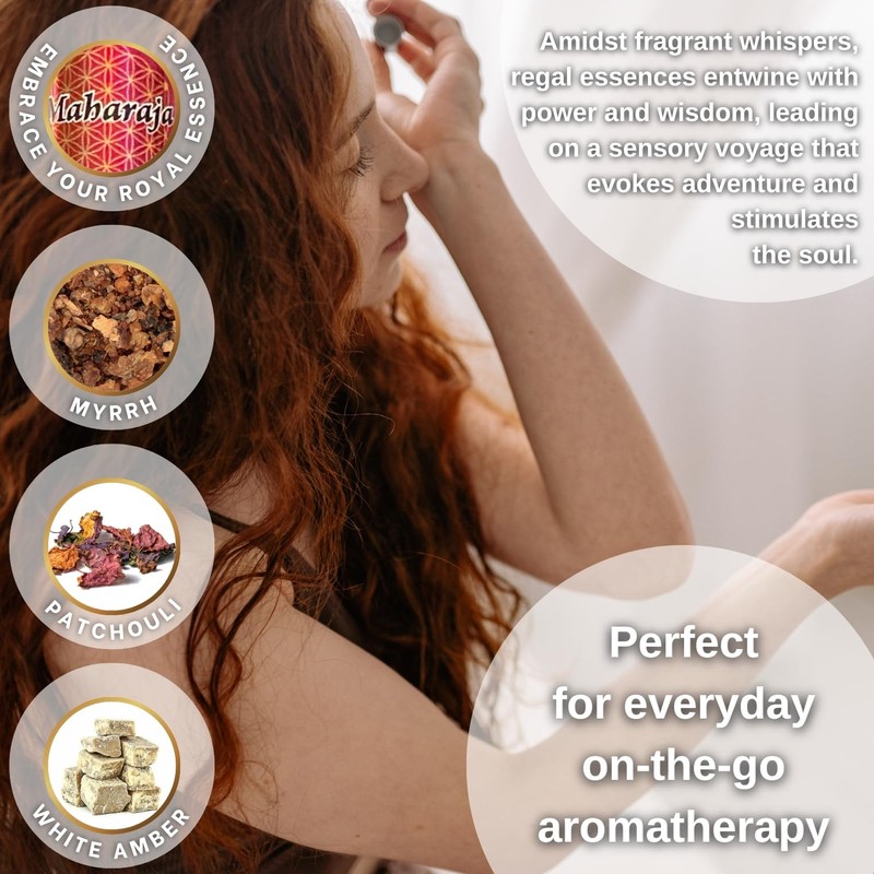 Ancient Essence Maharaja Roll On Essential Oil a Delicate Patchouli