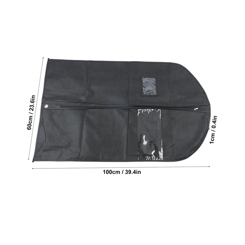 4pcs Garment Bags Waterproof Dustproof Thickened Suit Bag with Transparent