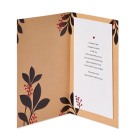 American Greetings Valentines Day Card for Husband, Wife, Boyfriend, Girlfriend or Significant Other (More than Words)