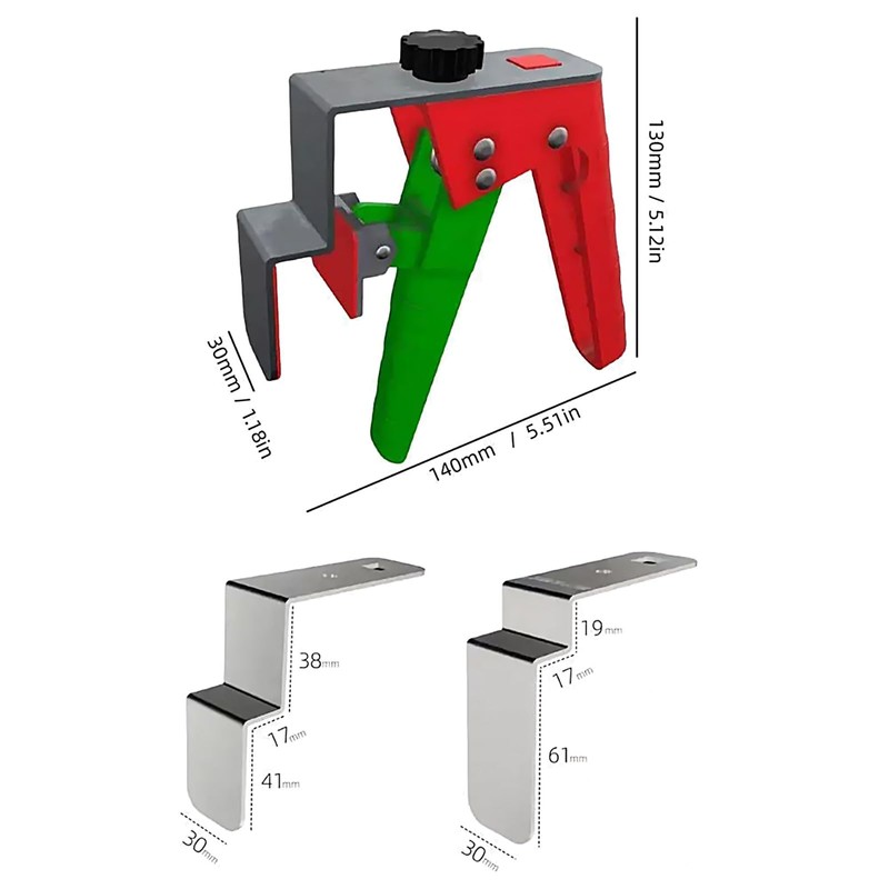 Drawer Panel Installation Clamps 2 Pcs, Easy-to-Use Drawer Fixing Clips