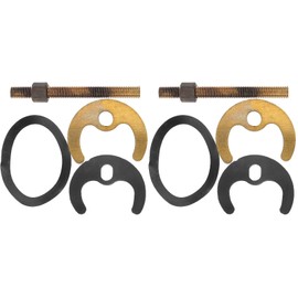 HEMOTON 2 Sets Horseshoe Mounting Accessories Kitchen Faucet Installation Kit Faucet Fixing Fitting Set Washers Sink Faucet Bracket for Repairing Faucet Sink Accesorios Lengthen