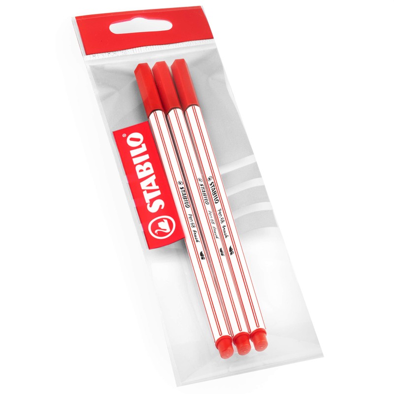 STABILO - Premium Fibre-Tip Pen with Brush Tip Pen 68