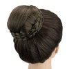 IMISSU Small Size Braided Chignon Dancer Hair Cover Donut Hairpieces