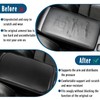 Center Console Cover, Leather Embossing Arm Rest Cover for Car,