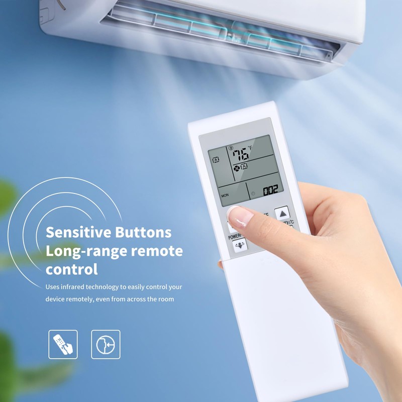 Replacement for DAIKIN AC Air Conditioner Remote Control, Compatible with