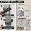 2"x2" Square Tube Strap Clamp | Black Square Pipe Clamp