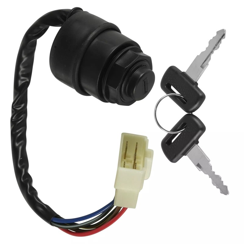 Caltric Ignition Key Switch for Kawasaki Mule 600 KAF400 KAF