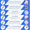 Pack of 6 Nail Cutter Attachments, Nail Cutter Bits, Bits