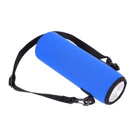 RiToEasysports Bolsa de Botella de Agua para Deportes Al Aire Libre, Funda de Funda de Botella de Agua Térmica Resistente Al Color Usable con Correa (Azul)