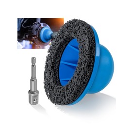 Yujncosm Wheel Hub Grinder Cleaning Tool, 6 inch Wheel Hub Cleaner Resurfacing Kit with 1/2" Drill Adapter, Wheel Hub Cleaner Hub Resurfacing Kit