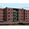 Walthers Cornerstone Series Kit HO Scale Parkview Terrace Apartment Back