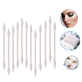 Cotton Swabs 800 Pieces, Double Precision Tips with Paper Stick, 4 Packs of 200 Pieces (Double Pointed)