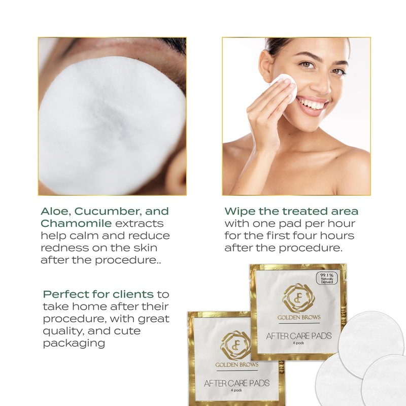 Daria Chuprys Golden Brows After Care Pads
