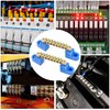 Uenhoy 5 Pcs Terminal Bus Bar 8 Positions Brass Wire