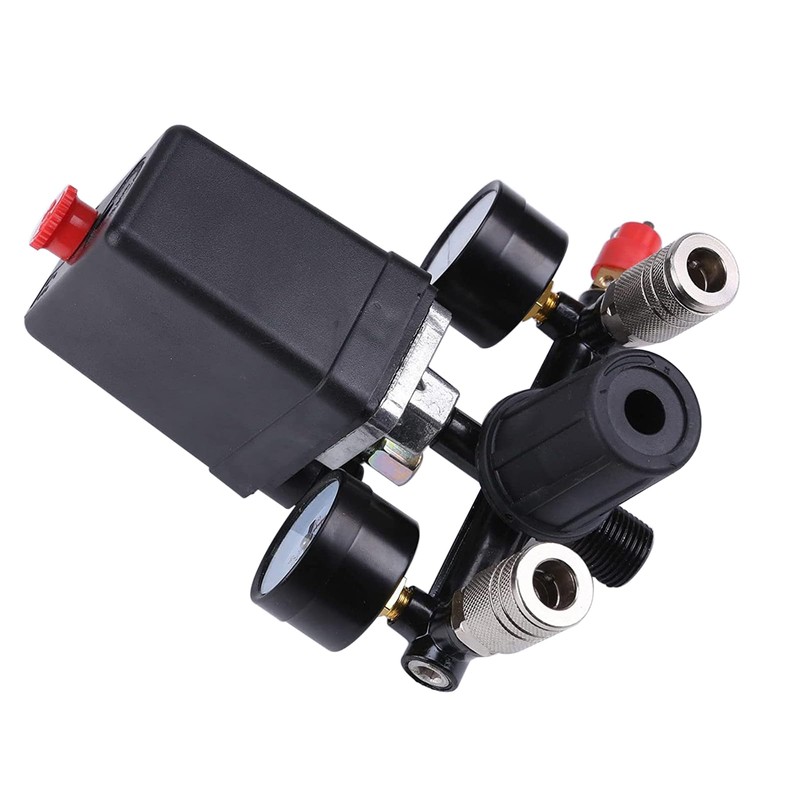 Pressure Regulator 230 V with Pressure Switch with 2 Measuring