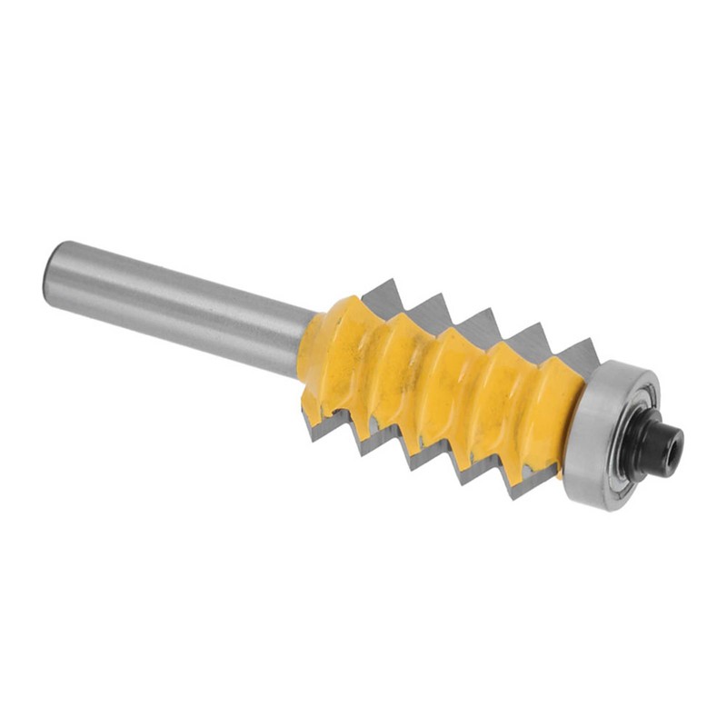 8 Shank Woodworking Cutter Rail Stile Router Bit Line Wave