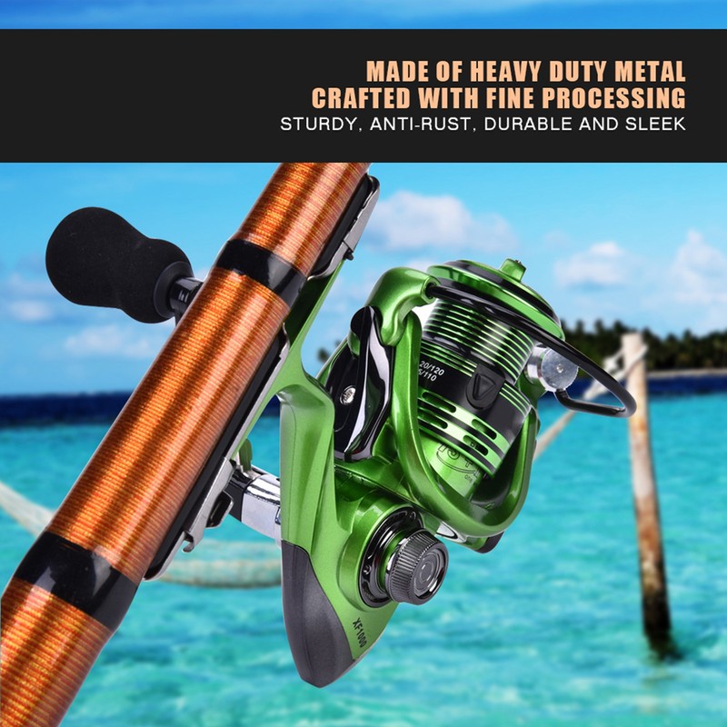 Salt Freshwater Metal Heavy Duty Lightweight Casting Spinning Fishing Reel