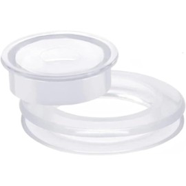 2Pcs Transparent 2 Inch Standard Size Silicone Umbrella Hole Ring Plug and Cap Set for Glass Outdoors Patio Table Deck Yard Patio Table Umbrella Hole Ring and Cap Set Patio Table Umbrellas and Shade