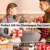 HYZ Champagne Stopper with Vacuum 2-Pack, Professional Bottles Sealer for