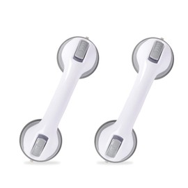 sunzone Barra de Agarre de Seguridad para Baño, Barra de Agarre para Ducha, Potentes Agarres con Ventosas, Soporte de Brazo Antideslizante Asideros para Niños, Ancianos, Discapacitados y Embarazadas