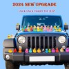 10 Pcs Duck Holder for Jeep Dash, Rubber Duck Mount,