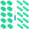 BASECONEX 10 Pairs 4 Pin 7.62mm PCB Terminal Screw Terminal