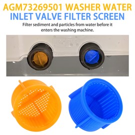 4-Pack AGM73269501 Washing Machine Water Filter Screen, Fit for LG, Kenmore & Whirlpool Washer Machines, Washer Water Inlet Valve Filter Screen, Replace 1810261, AP5202486, PS3618281, EAP3618281