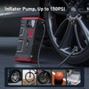 【5-in-1】6000A BCJ Portable Car Battery Jump Starter with Air Compressor(10L