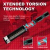 Geinxurn 8PACK Torsion Impact Bit Holder,Magnetic Extension Locking Socket Drill